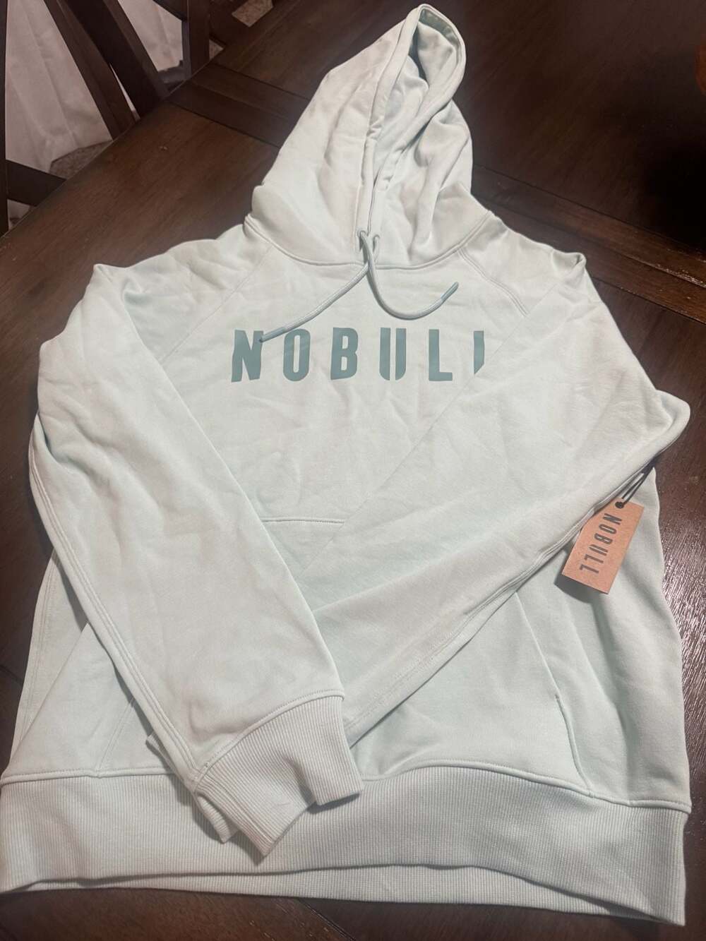 Nobull All Day Hoodie Size M Blue Haze